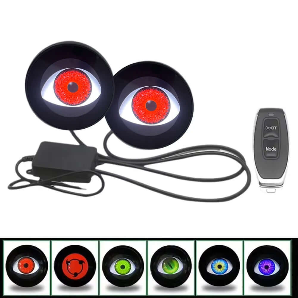 Decoración Fresca, Faros LED Dinámicos Para Coche, Luz LED Para Coche, Conjunto De Faros Delanteros, Luz De Ojo De Águila Modificada, Accesorio Para Coches