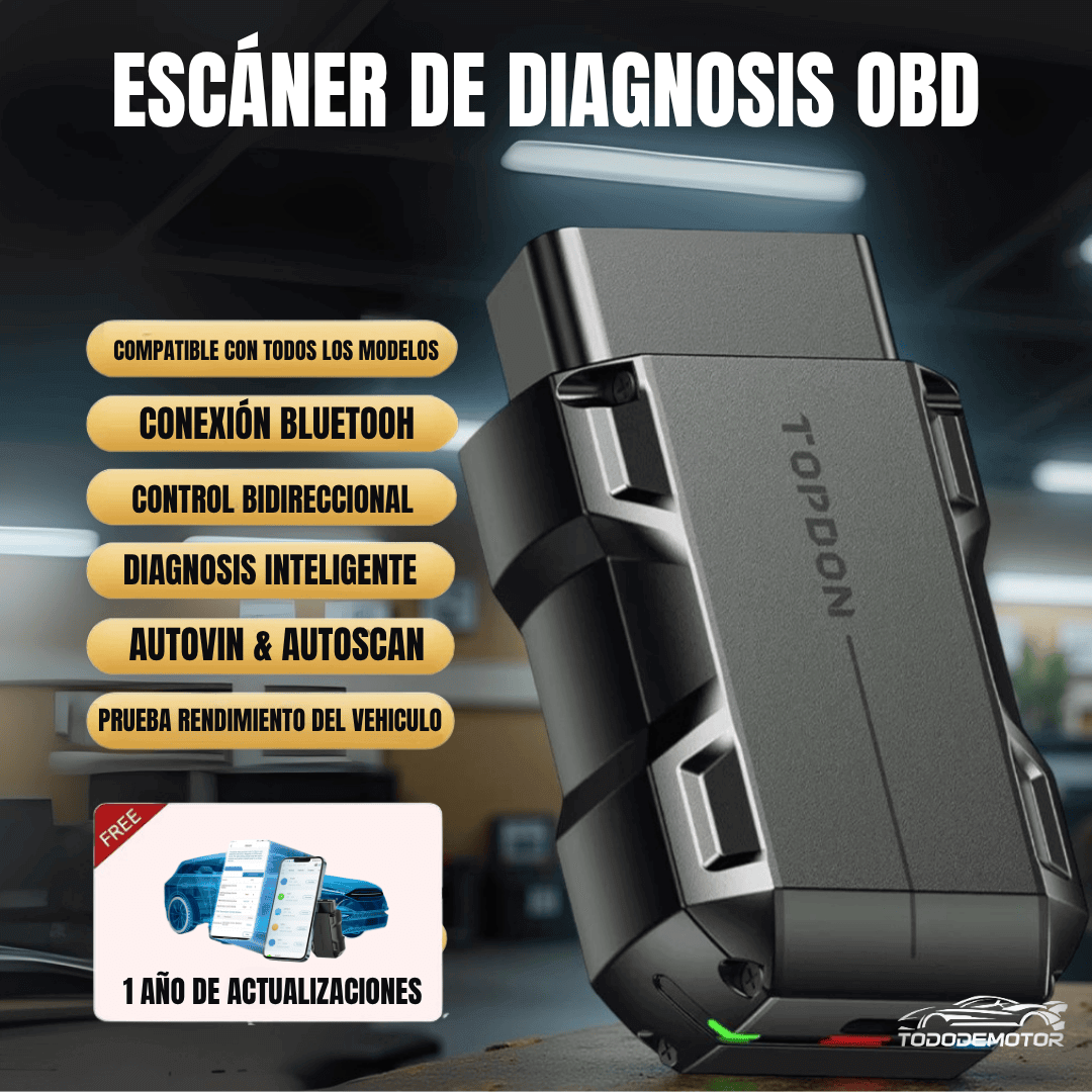 Escáner de Diagnosis OBD con Bluetooth