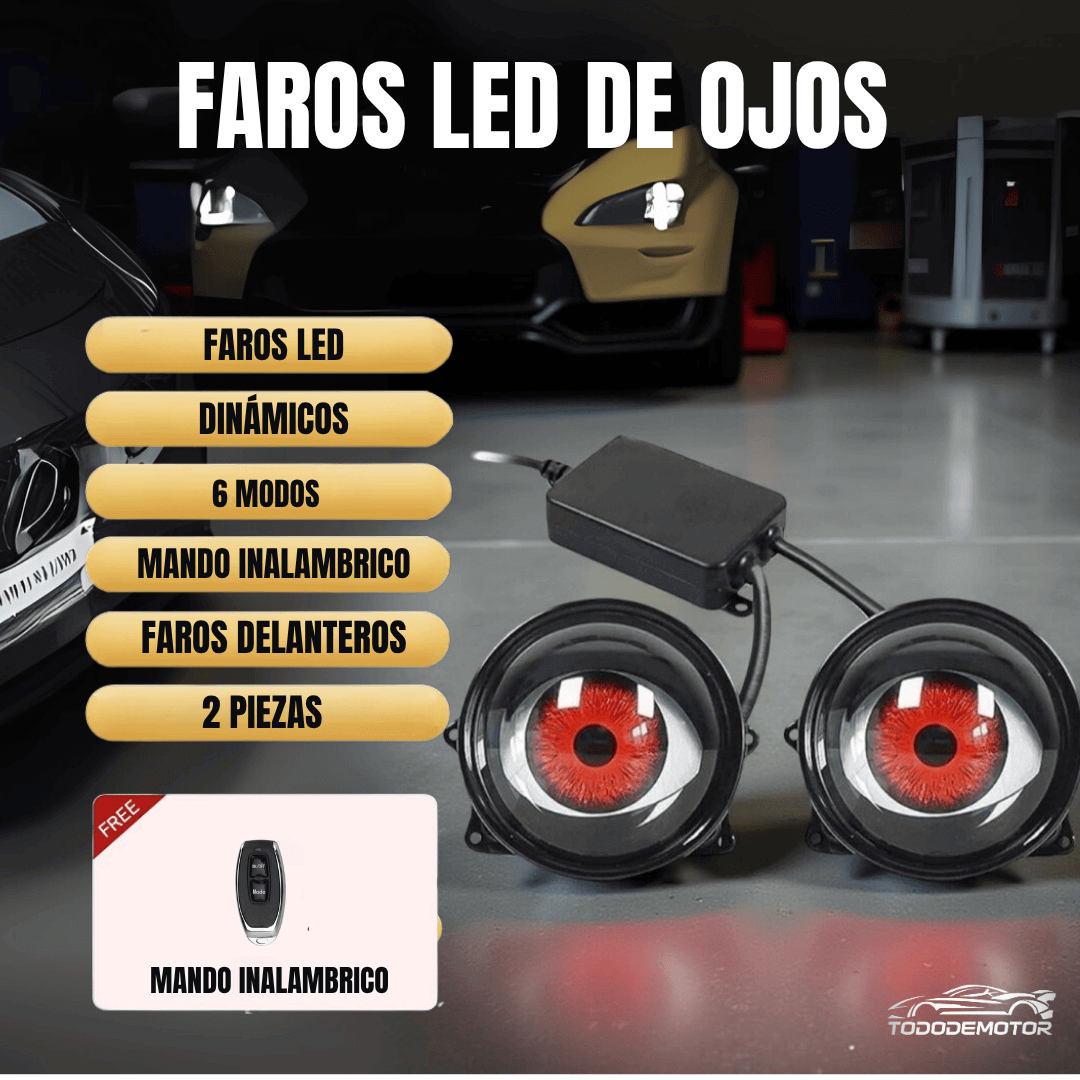 Faros LED Devil Eyes Dinámicos para Coche