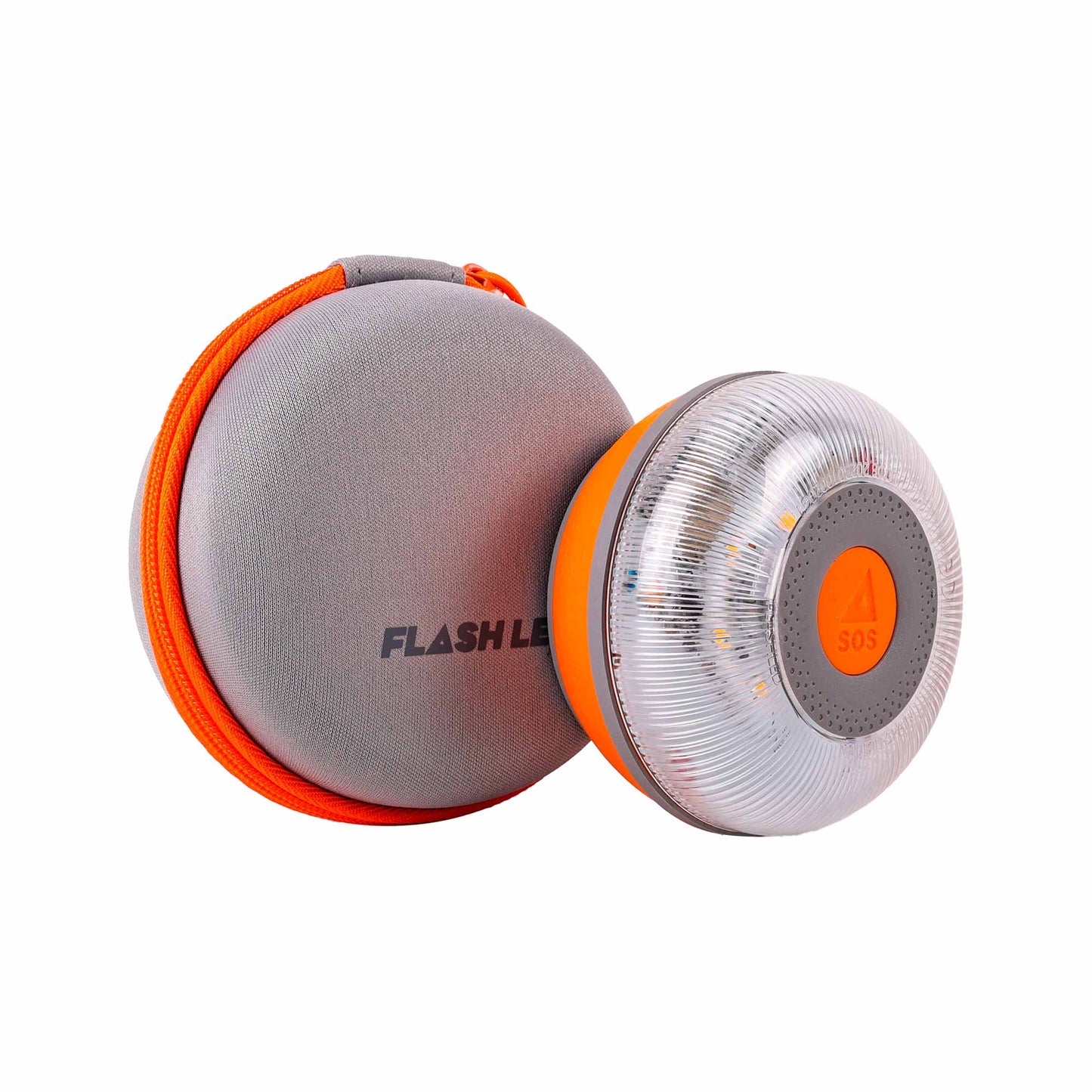 FlashLED SOS con funda - Baliza V16 IoT Conectada a Telefónica y DGT + App SOS Alert