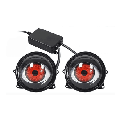 Decoración Fresca, Faros LED Dinámicos Para Coche, Luz LED Para Coche, Conjunto De Faros Delanteros, Luz De Ojo De Águila Modificada, Accesorio Para Coches