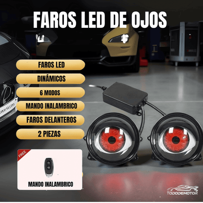 Faros LED Devil Eyes Dinámicos para Coche