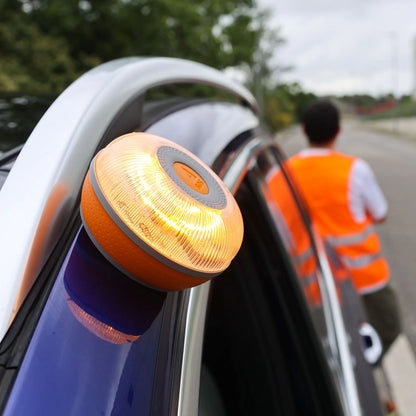 Kit de Emergencia en carretera - FlashLED SOS V16 + Chaleco Homologado + Funda de Transporte